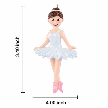 Personalized Ballerina Girl Ornament