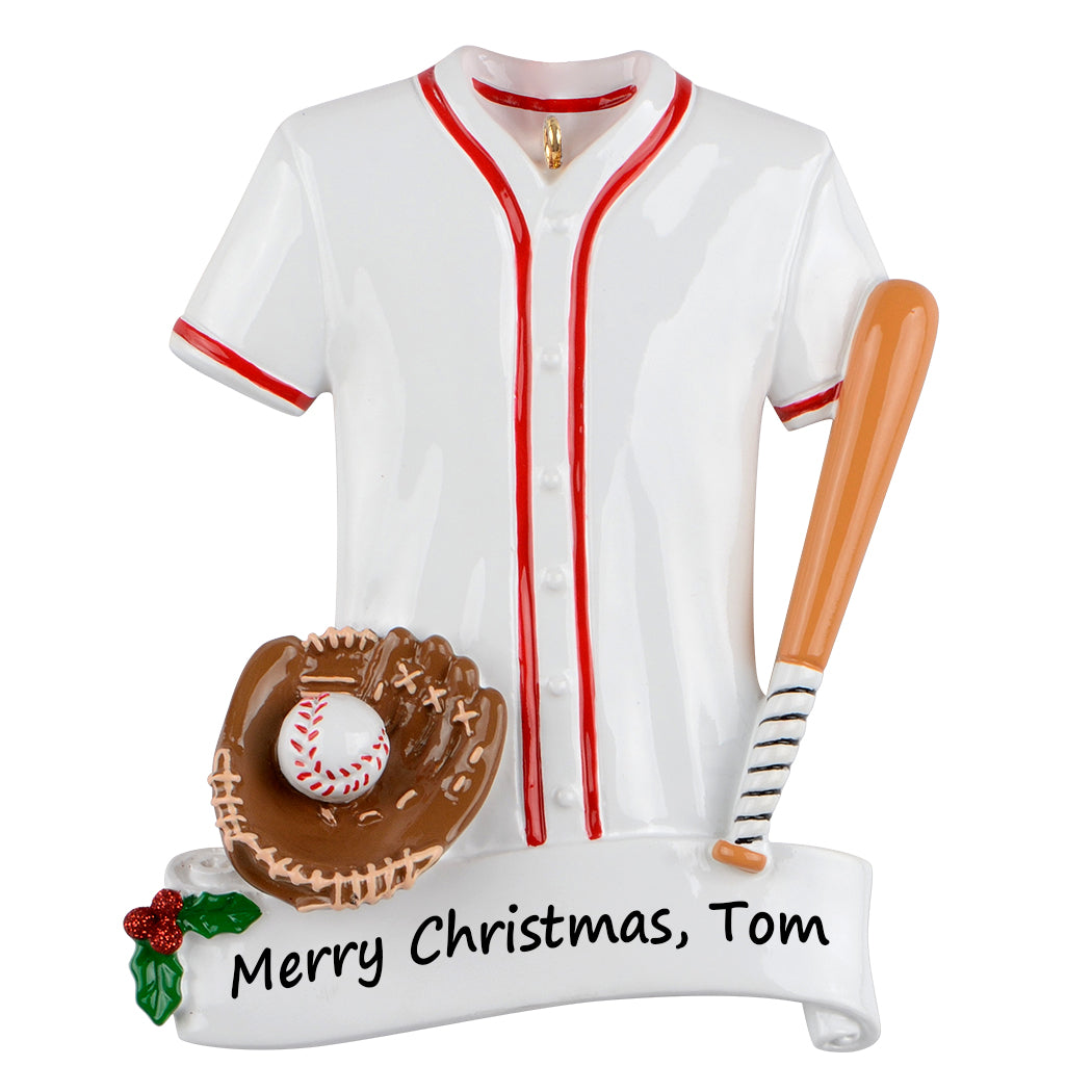Personalized Baseball Jersey Ornament
