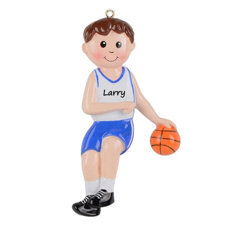 Personalized Basketball Boy Player Ornament