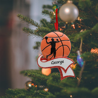 Personalized Basketball Ornament