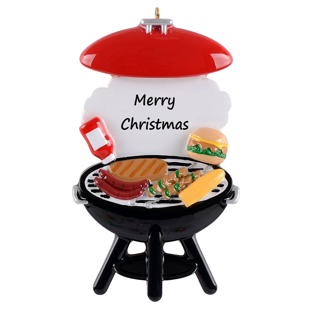 Personalized BBQ Grill Ornament