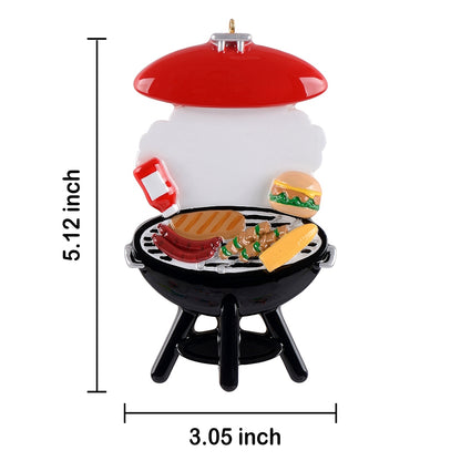 Personalized BBQ Grill Ornament