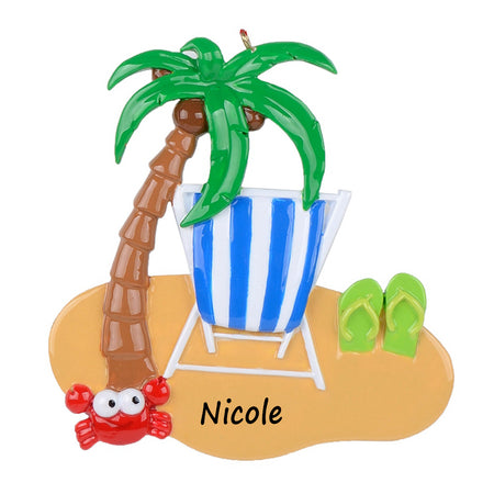 Personalized Beach Ornament