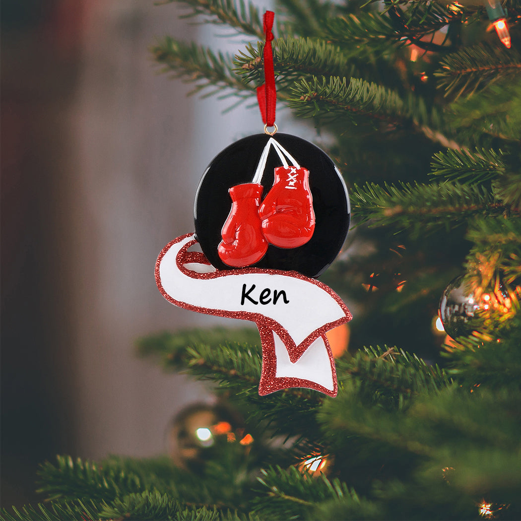 Personalized Boxing Gloves Ornament