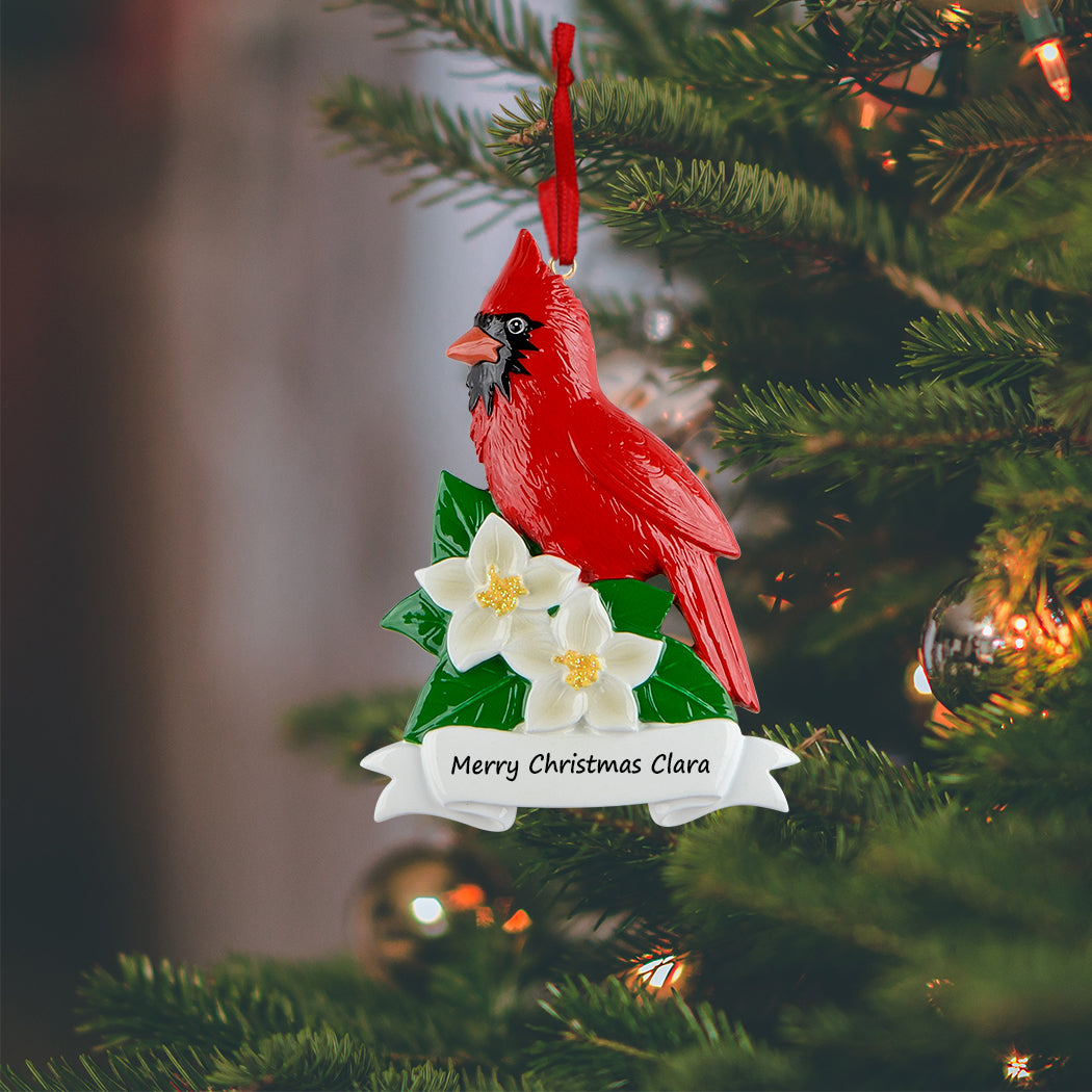 Personalized Cardinal Ornament