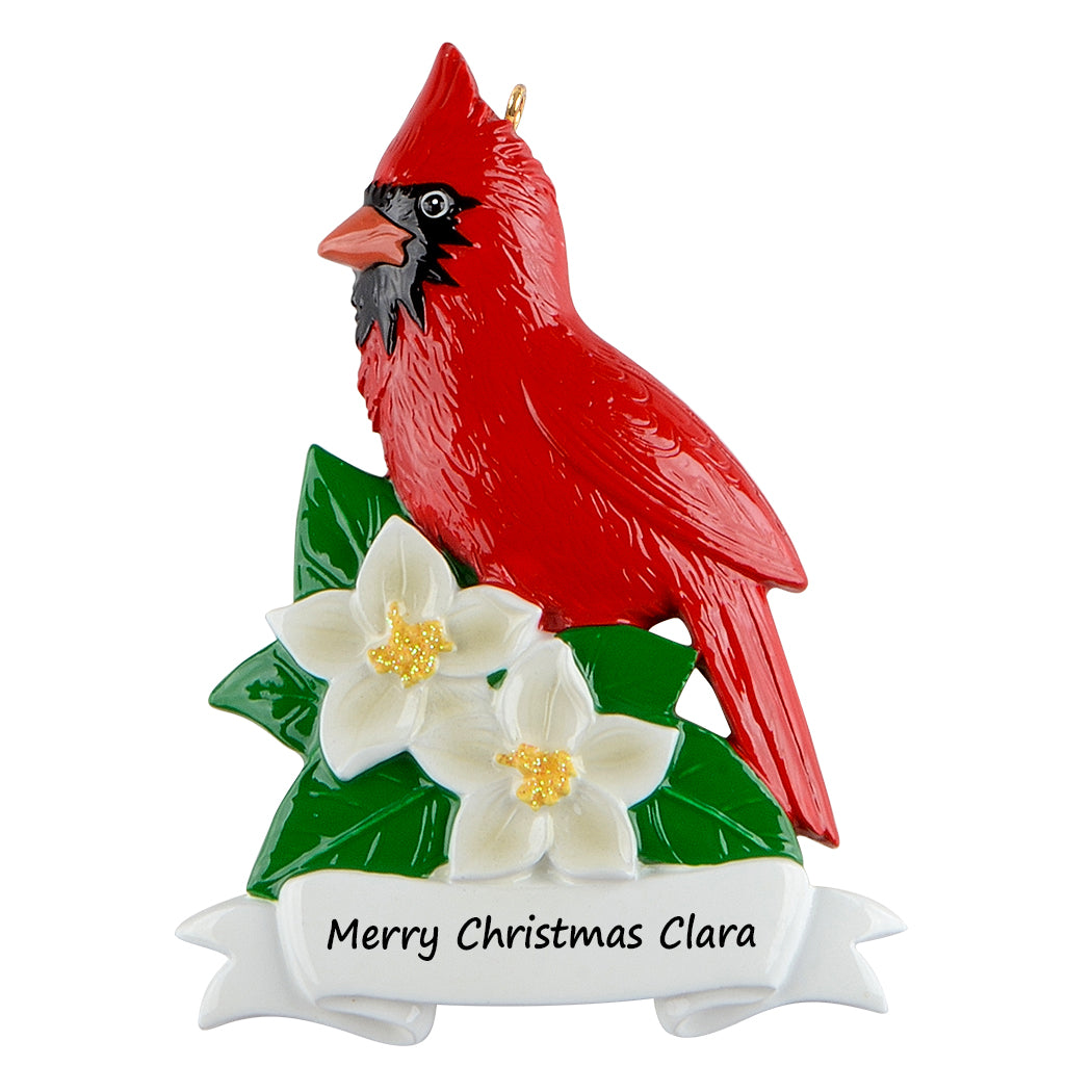 Personalized Cardinal Ornament