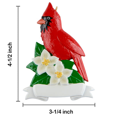 Personalized Cardinal Ornament