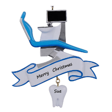 Personalized Dentist Chair Ornament