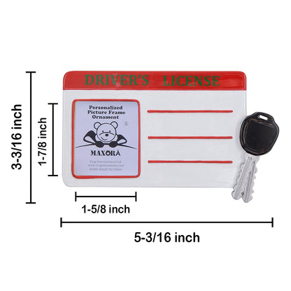 Personalized Driver’s License Photo Frame Ornament