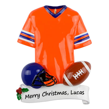 Personalized Football Jersey Ornament