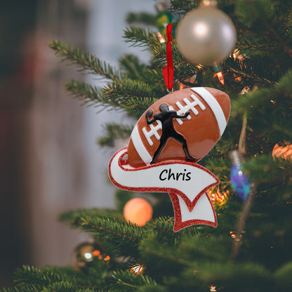 Personalized Football Ornament