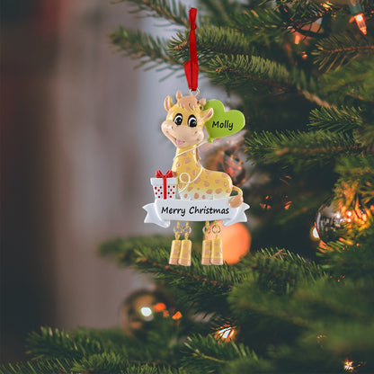 Personalized Giraffe Ornament