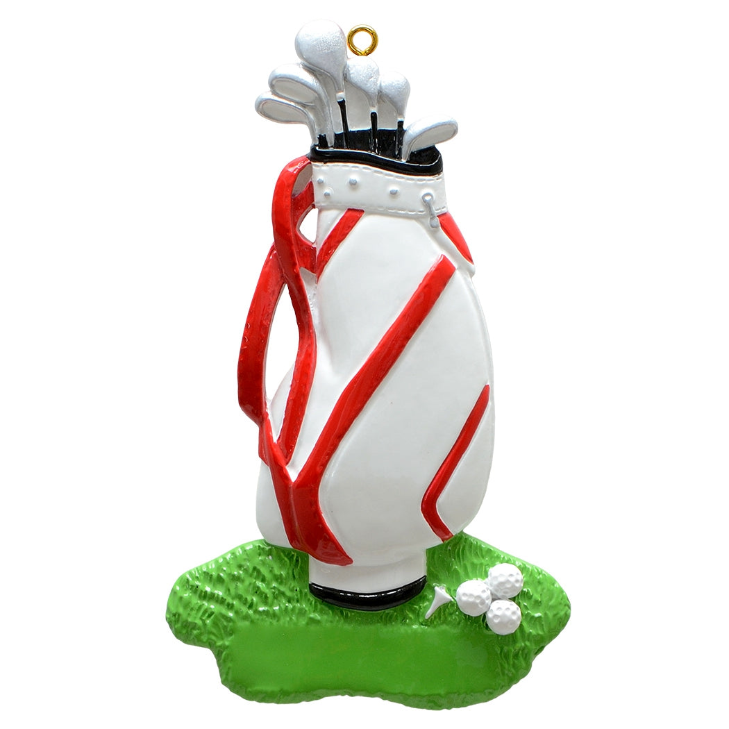 Personalized Golf Bag Christmas Ornament