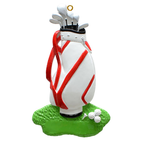Personalized Golf Bag Christmas Ornament