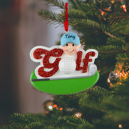 Personalized Golf Friend Ornament