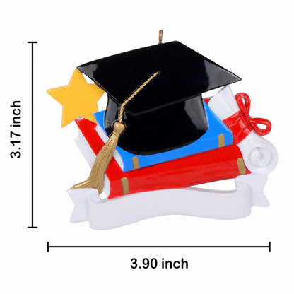 Graduation Cap and Diploma Graduate Ornament
