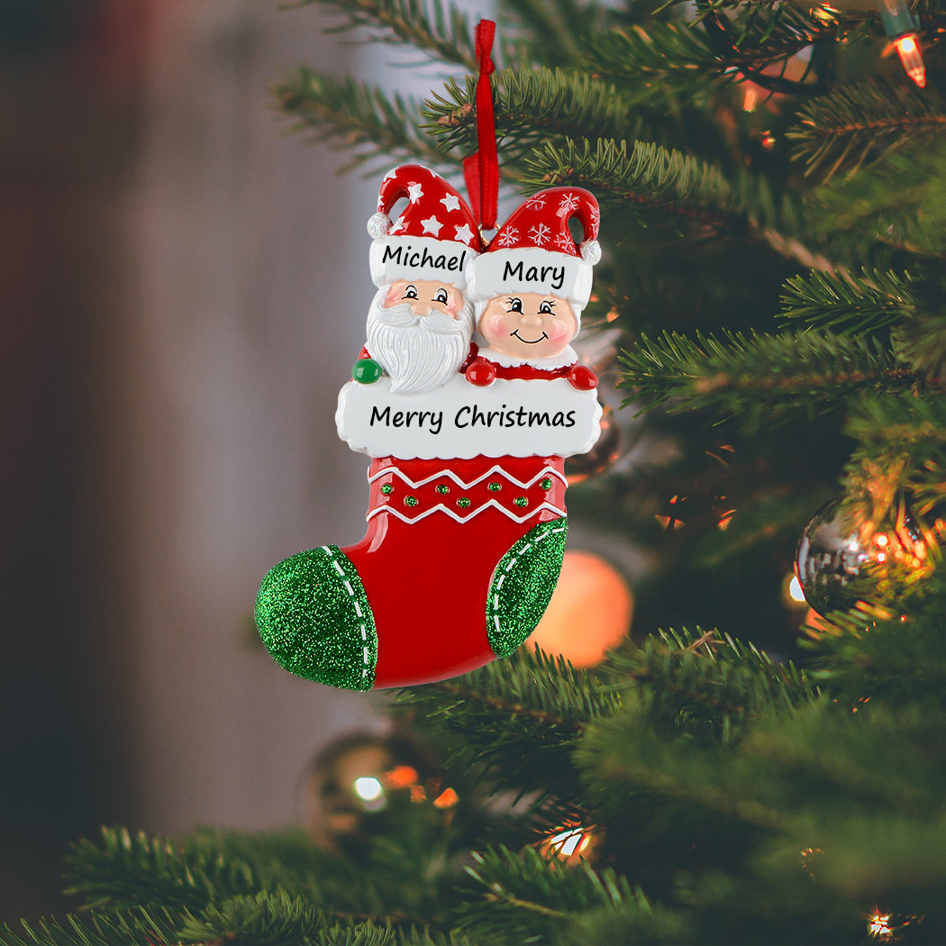 Personalized Grandparents Christmas Ornament