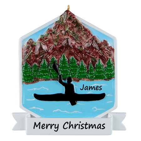 Personalized Kayak Ornament