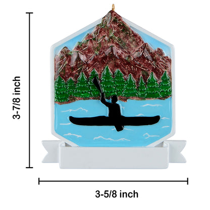 Personalized Kayak Ornament
