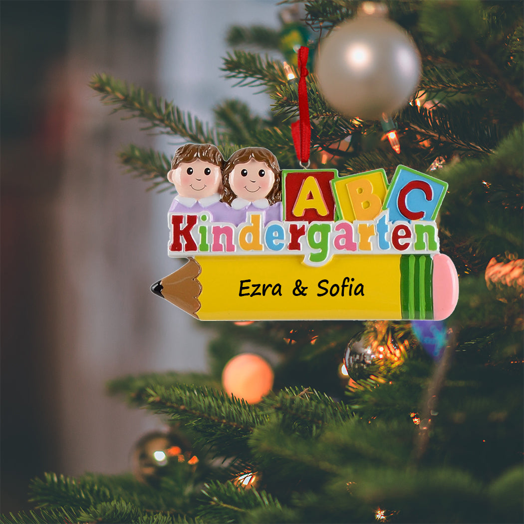 Personalized Kindergarten Friends Ornament