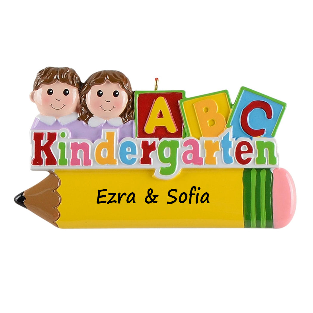Personalized Kindergarten Friends Ornament