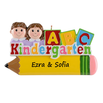 Personalized Kindergarten Friends Ornament