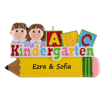 Personalized Kindergarten Friends Ornament