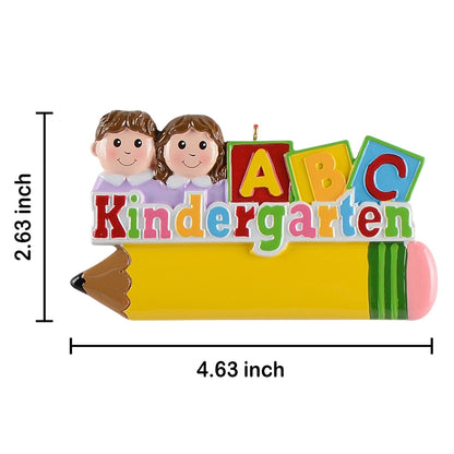 Personalized Kindergarten Friends Ornament