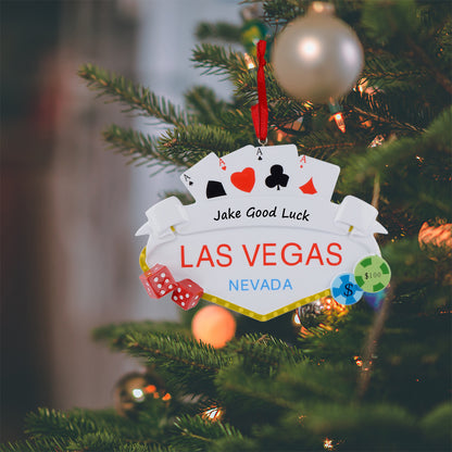 Personalized Las Vegas Casino Keepsake Ornament