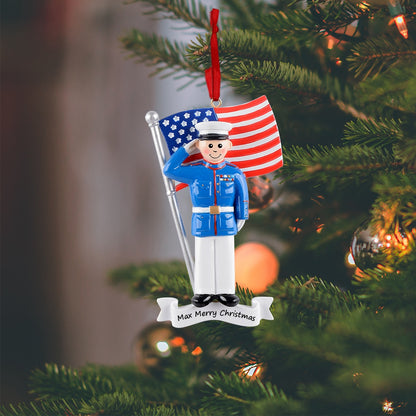 Personalized Marines Ornament