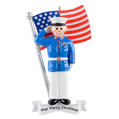 Personalized Marines Ornament