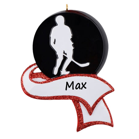 Personalized Men's Hockey Ornament