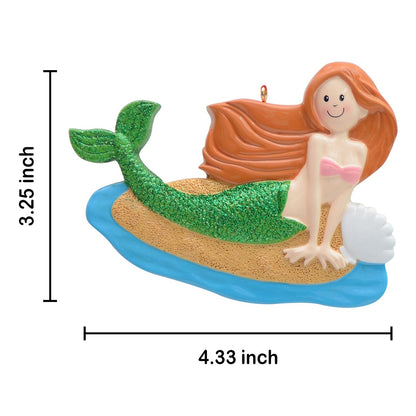 Personalized Mermaid Ornament
