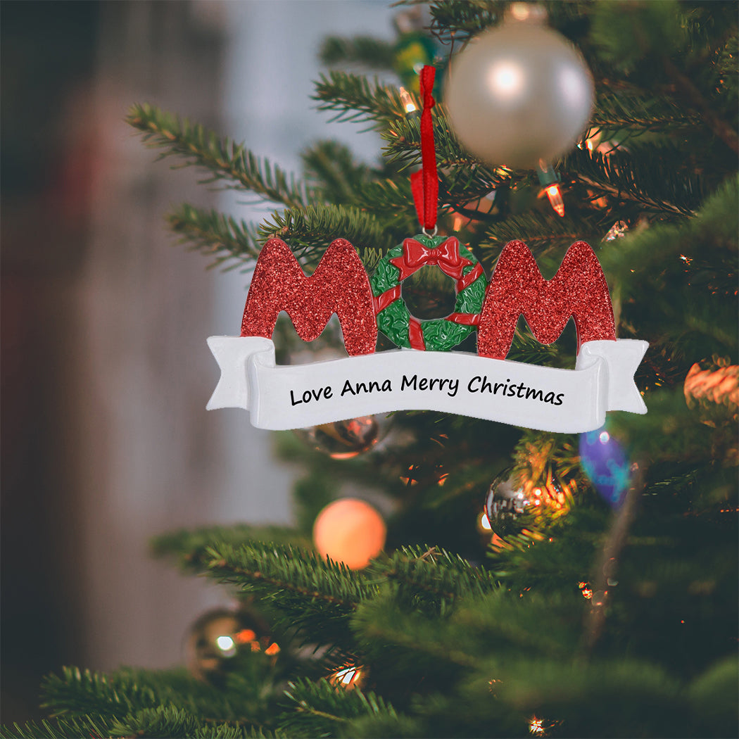 Personalized Mom Christmas Ornament