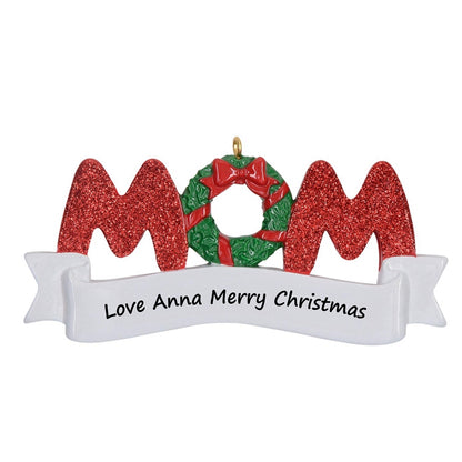 Personalized Mom Christmas Ornament