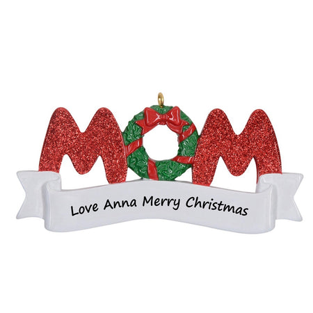 Personalized Mom Christmas Ornament