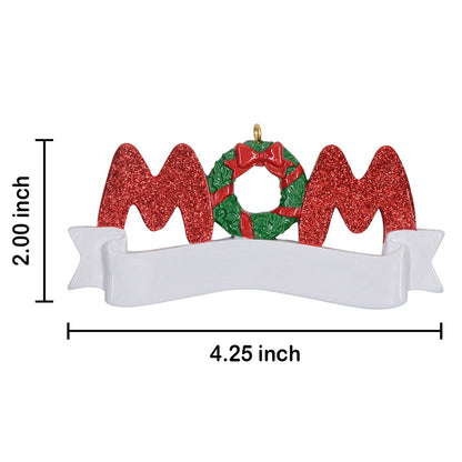 Personalized Mom Christmas Ornament
