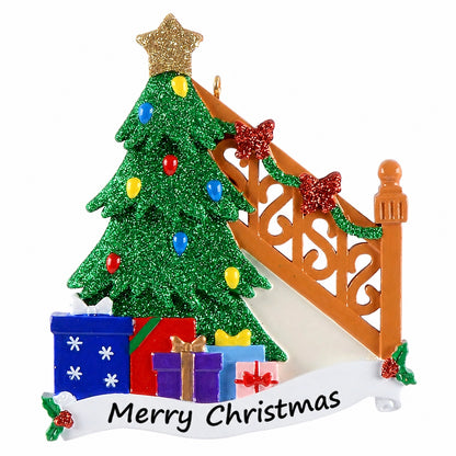 Personalized Christmas Morning Tree Ornament