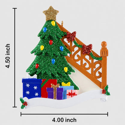 Personalized Christmas Morning Tree Ornament