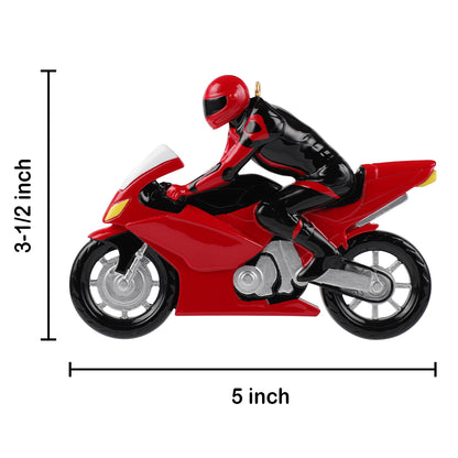 Personalized Motorcycle Rider Ornament