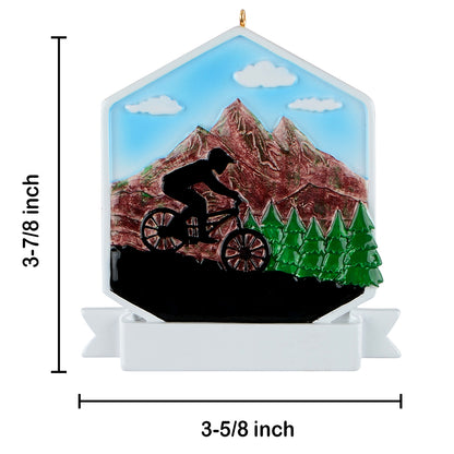 Personalized Mountain Bike Ornament