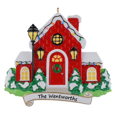 Personalized New House Christmas Ornament