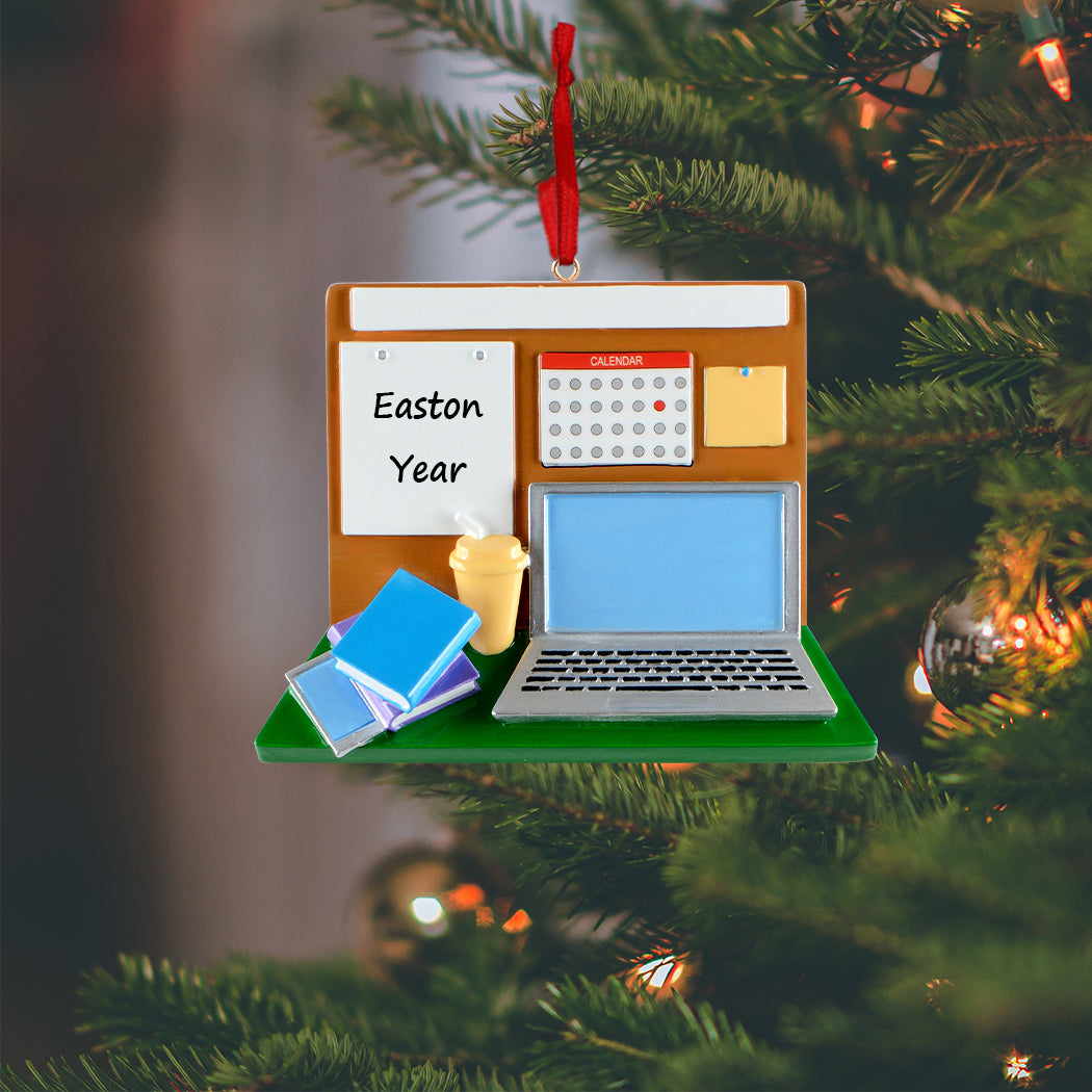 Personalized Office Desk Christmas Ornament