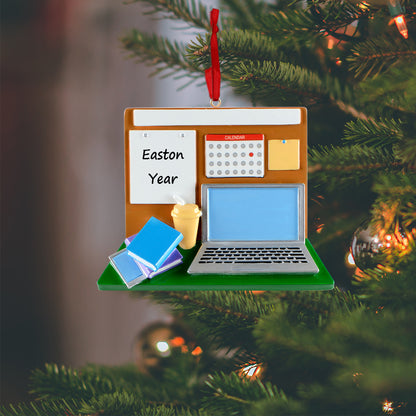 Personalized Office Desk Christmas Ornament