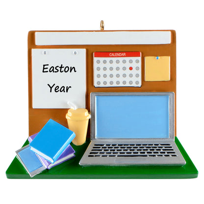 Personalized Office Desk Christmas Ornament