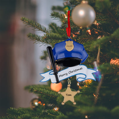 Personalized Police Officer Ornament