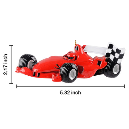 Personalized Race Car Ornament