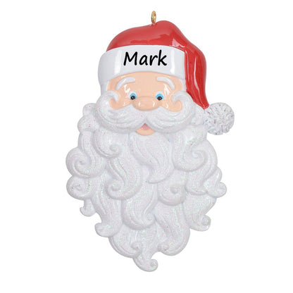 Personalized Santa Face Christmas Ornament
