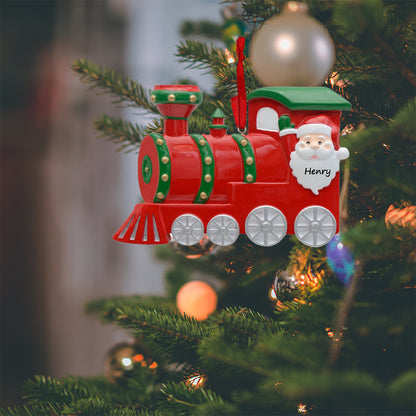 Personalized Santa Train Christmas Ornament