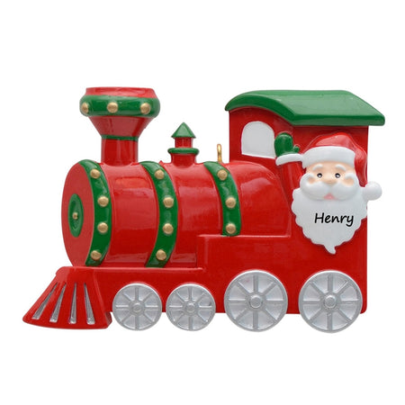Personalized Santa Train Christmas Ornament